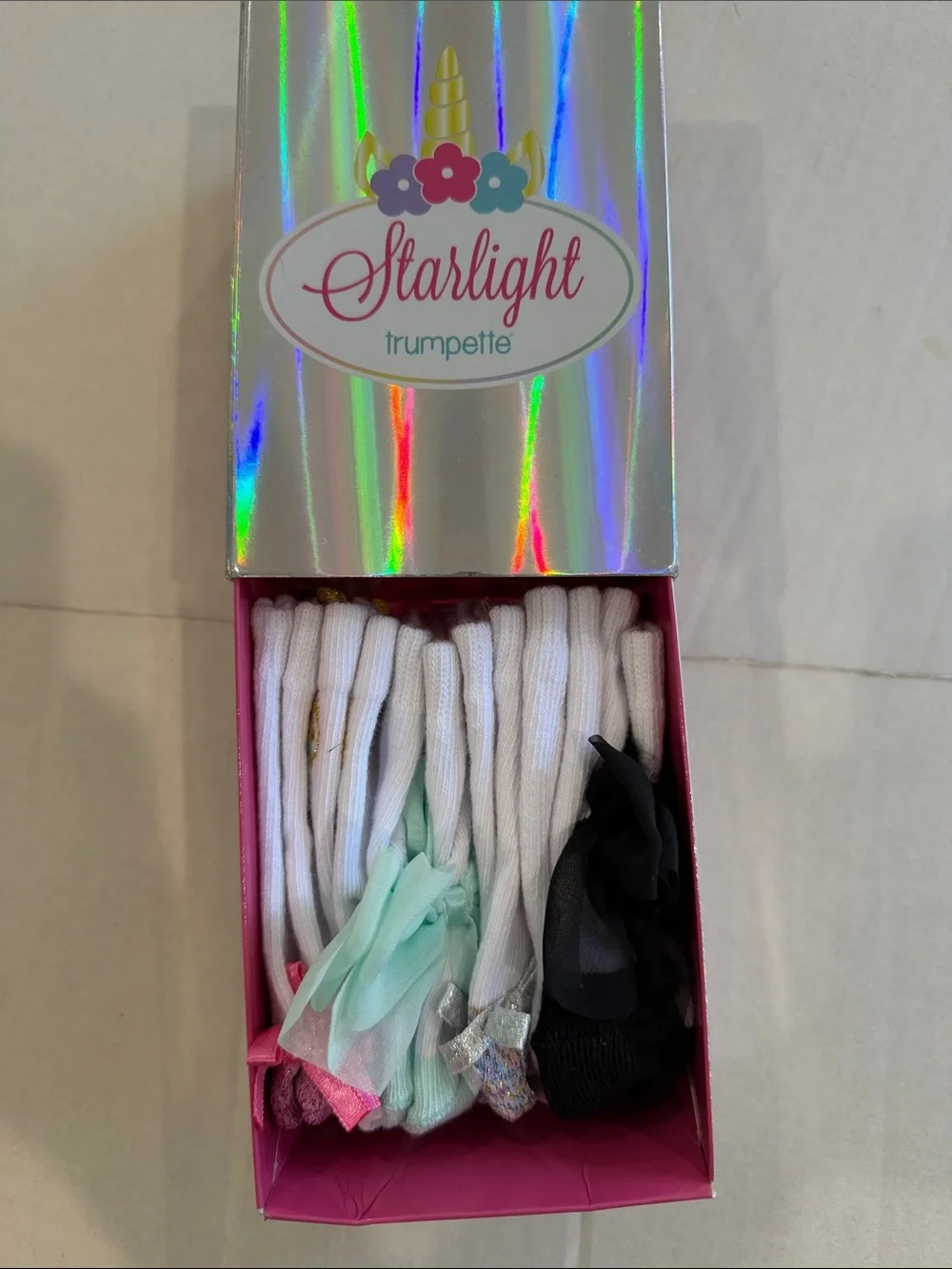 Trumpette girls 6 pieces starlight socks set baby
